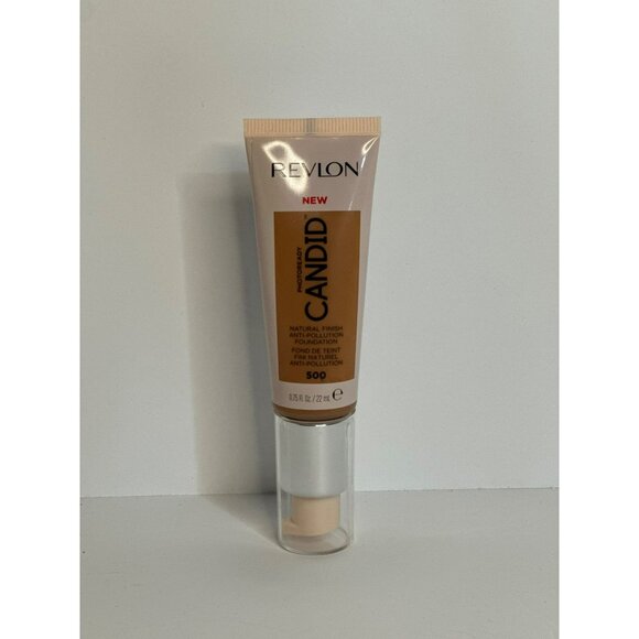 NEW Revlon PhotoReady Candid Natural Finish Foundation 500 Almond 0.75 Fl Oz - Picture 2 of 4